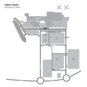 Simplified airport map of Uber area.